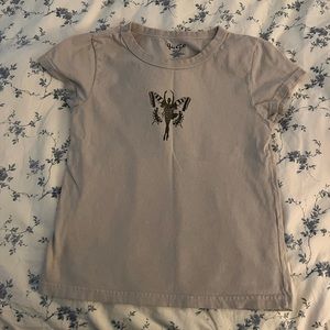 brandy melville butterfly ballerina t shirt